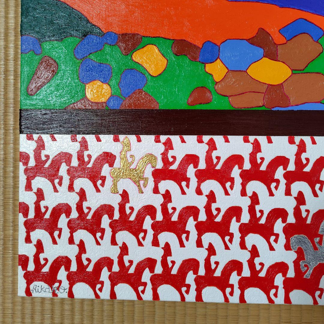 FRONT LINE Ⅳ F15号油彩画