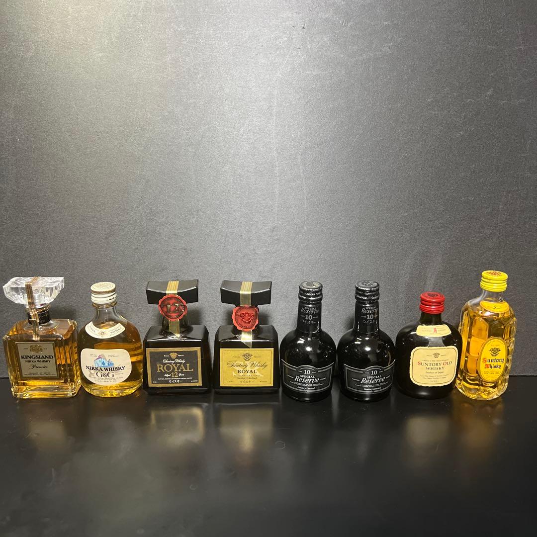 ニッカ、サントリー、ミニボトルセット