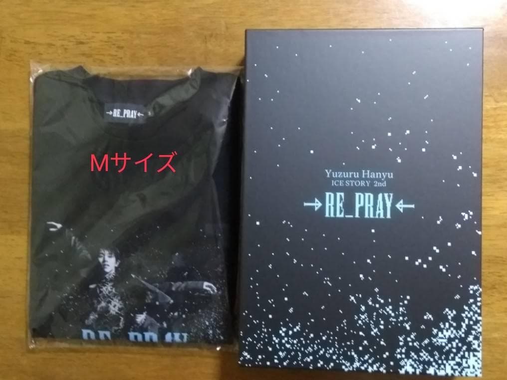 羽生結弦　RE_PRAY　長袖Tシャツ　Mサイズ　、BOX　CASE