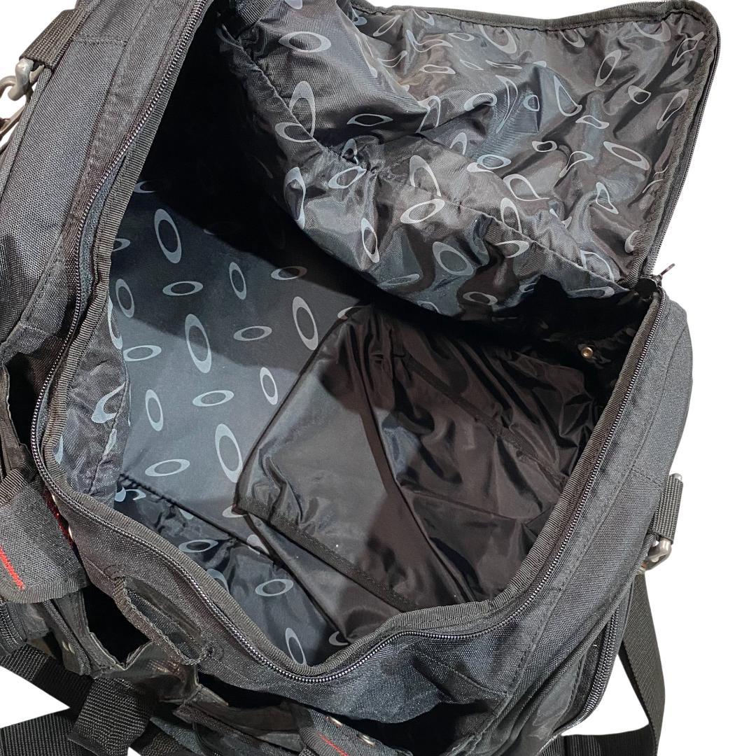 00's OAKLEY オークリー ボストン バッグ ブラック ロゴ柄 ゴルフ