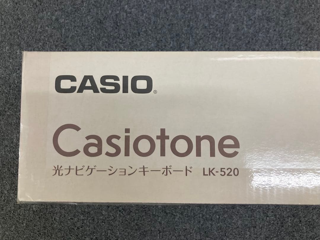 カシオ　光ナビゲーション電子キーボード　CASIO LK-520 曲数アプリ機能