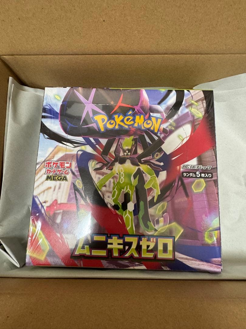 ポケモンカードゲーム MEGA ムニキスゼロ シュリンクつき 1BOX
