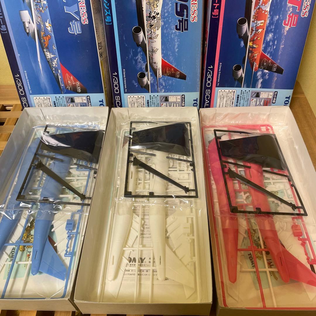 JAL ドリームエクスプレス　3種セット　1/300 ディズニー