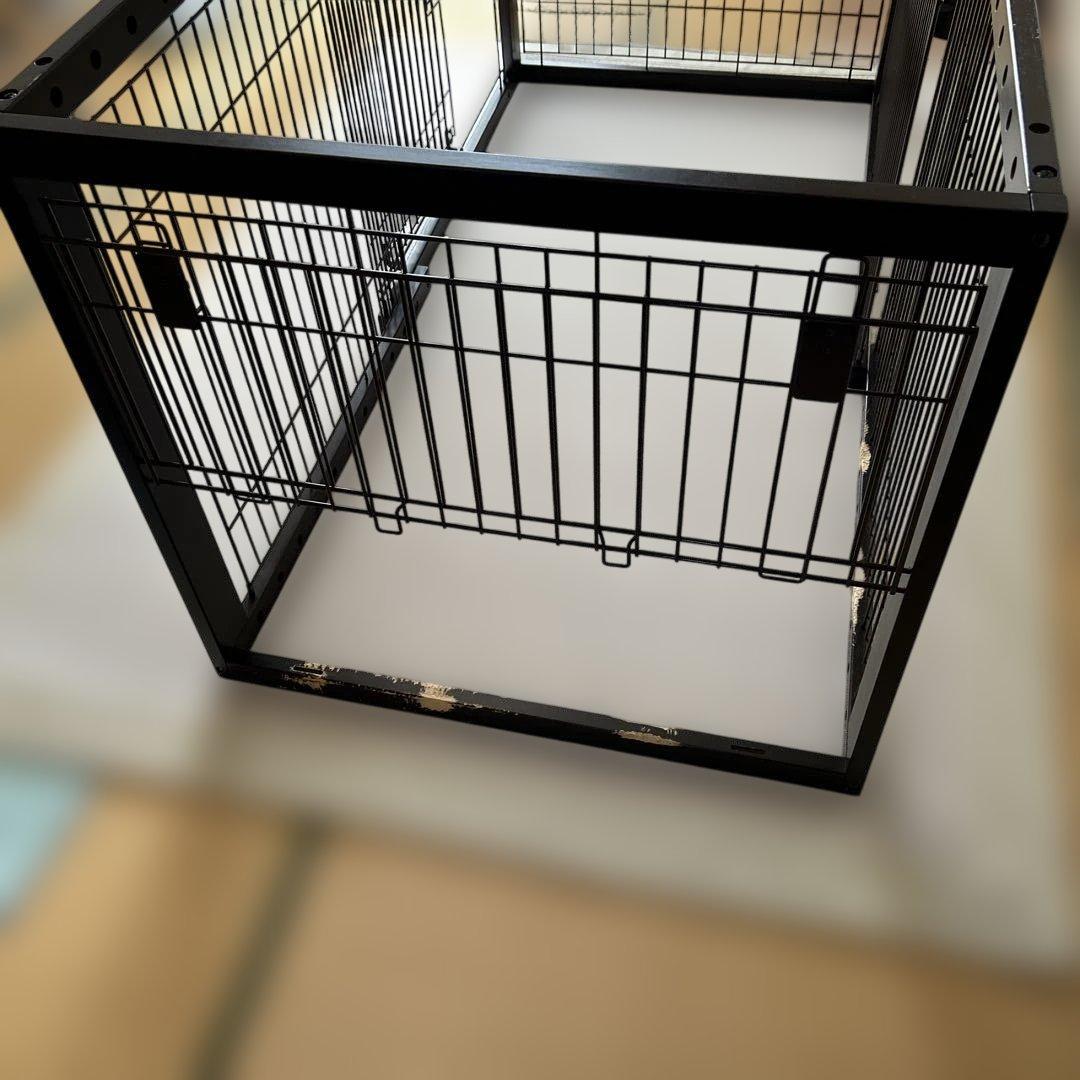 ちびぽめ Richell 木製スライドペットサークル　レギュラー、ワイド