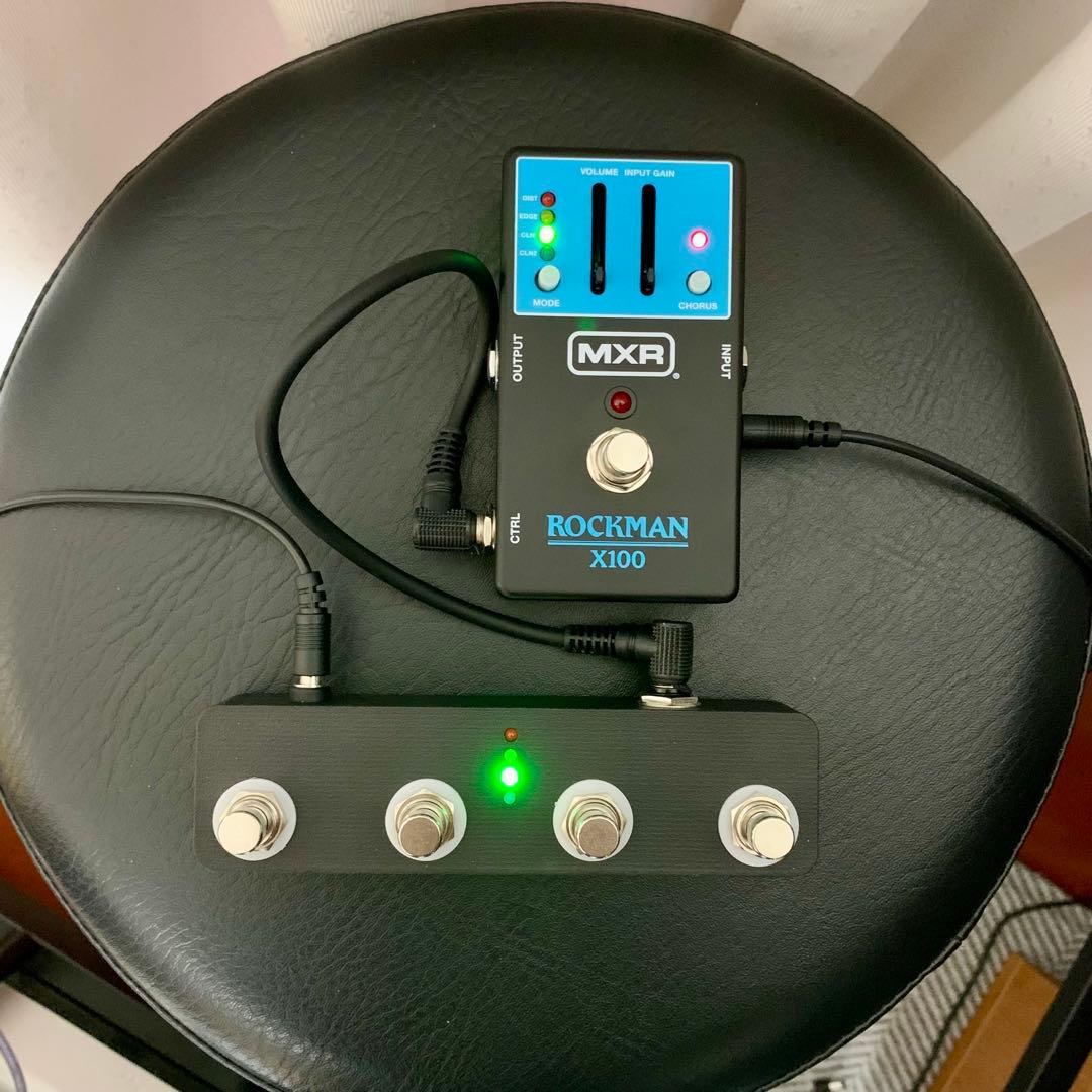 ギター MXR Rockman X100 + Endroll Foot Switch