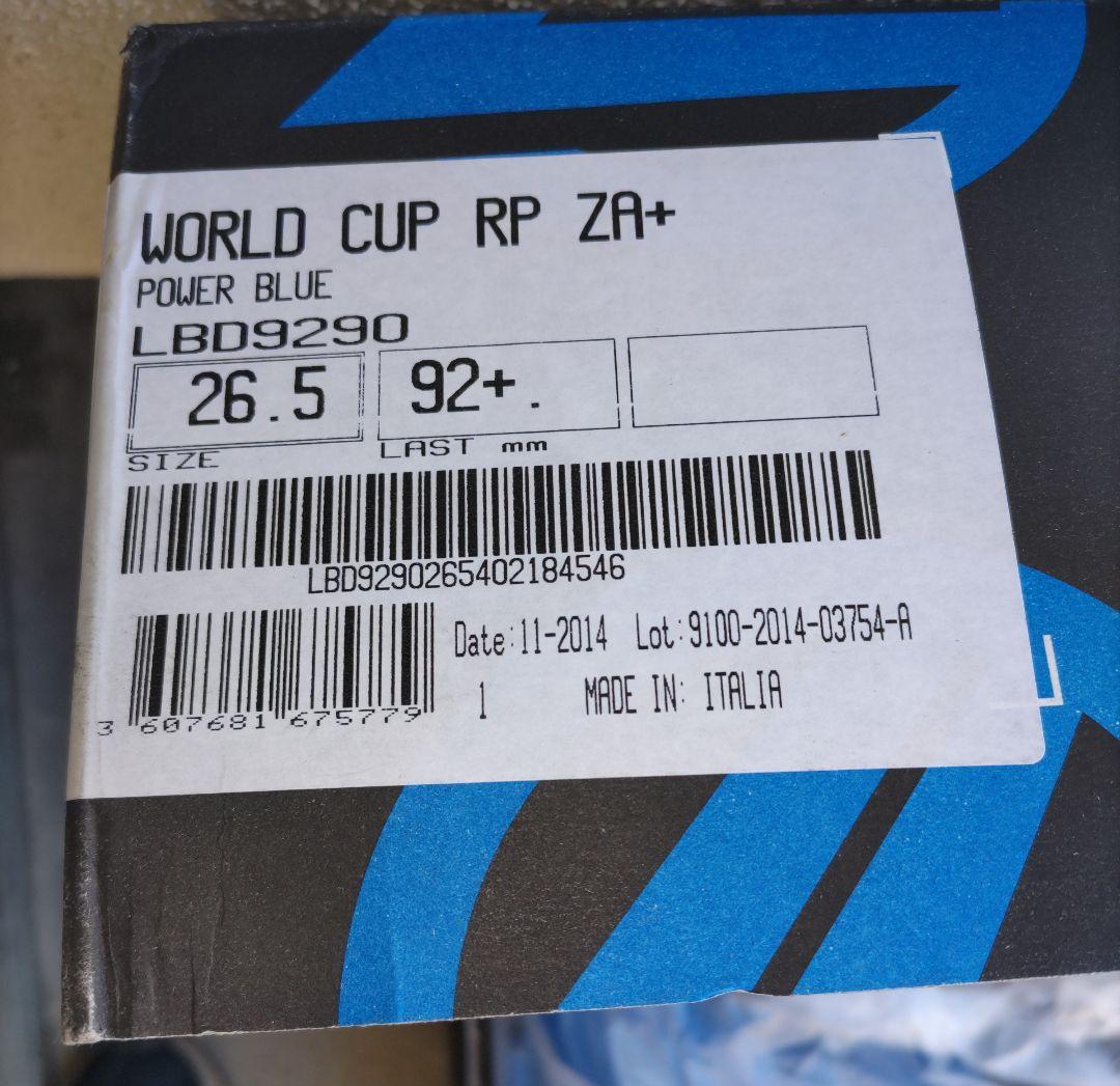 未使用保管品 ラング LANGE WORLD CUP RP ZA+