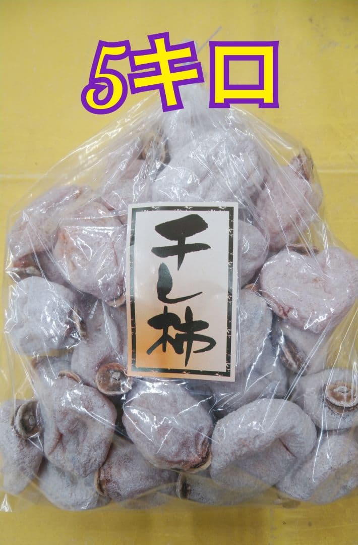 南信州産　干し柿　規格外品　B級品　5kg（1kg✕5袋）