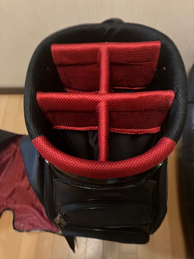 Nike Golf キャディバッグ 黒 光沢仕上げ
