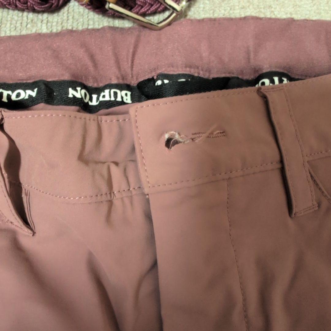 BURTON パンツ Lサイズ ピンク スノボ スキー バートン GORETEX