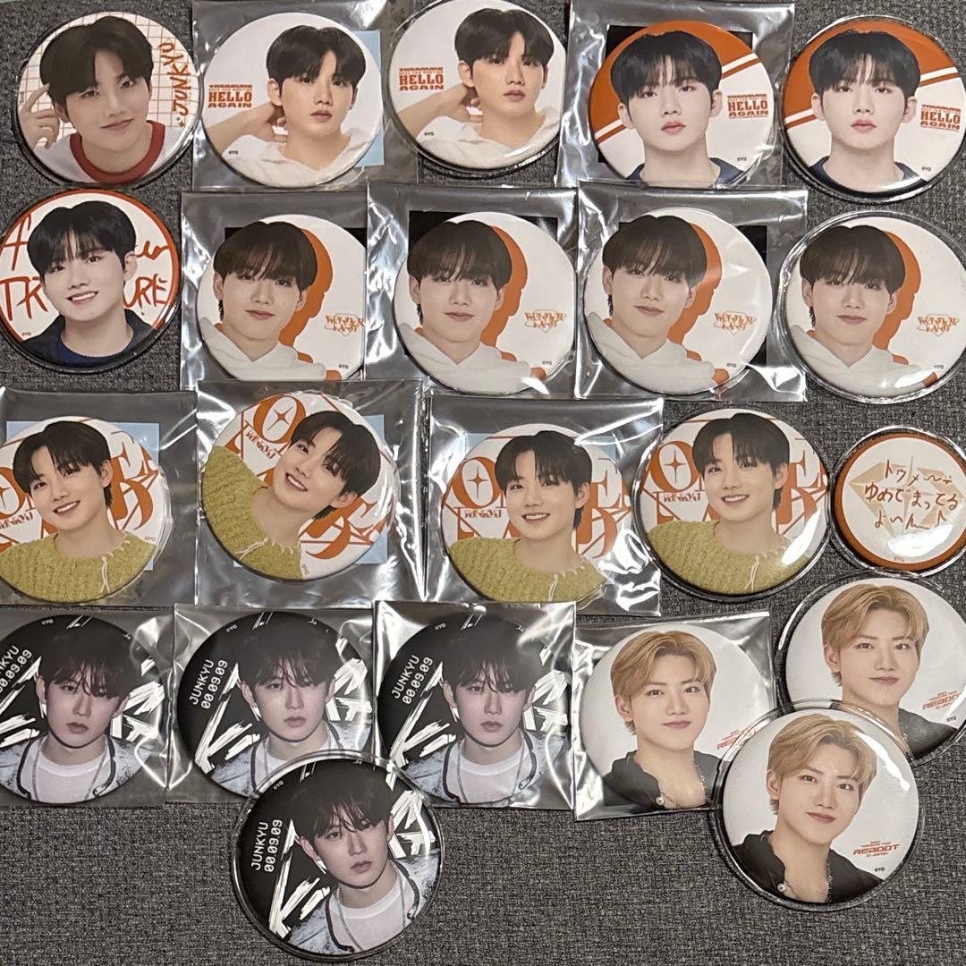 treasure ジュンギュ 缶バ