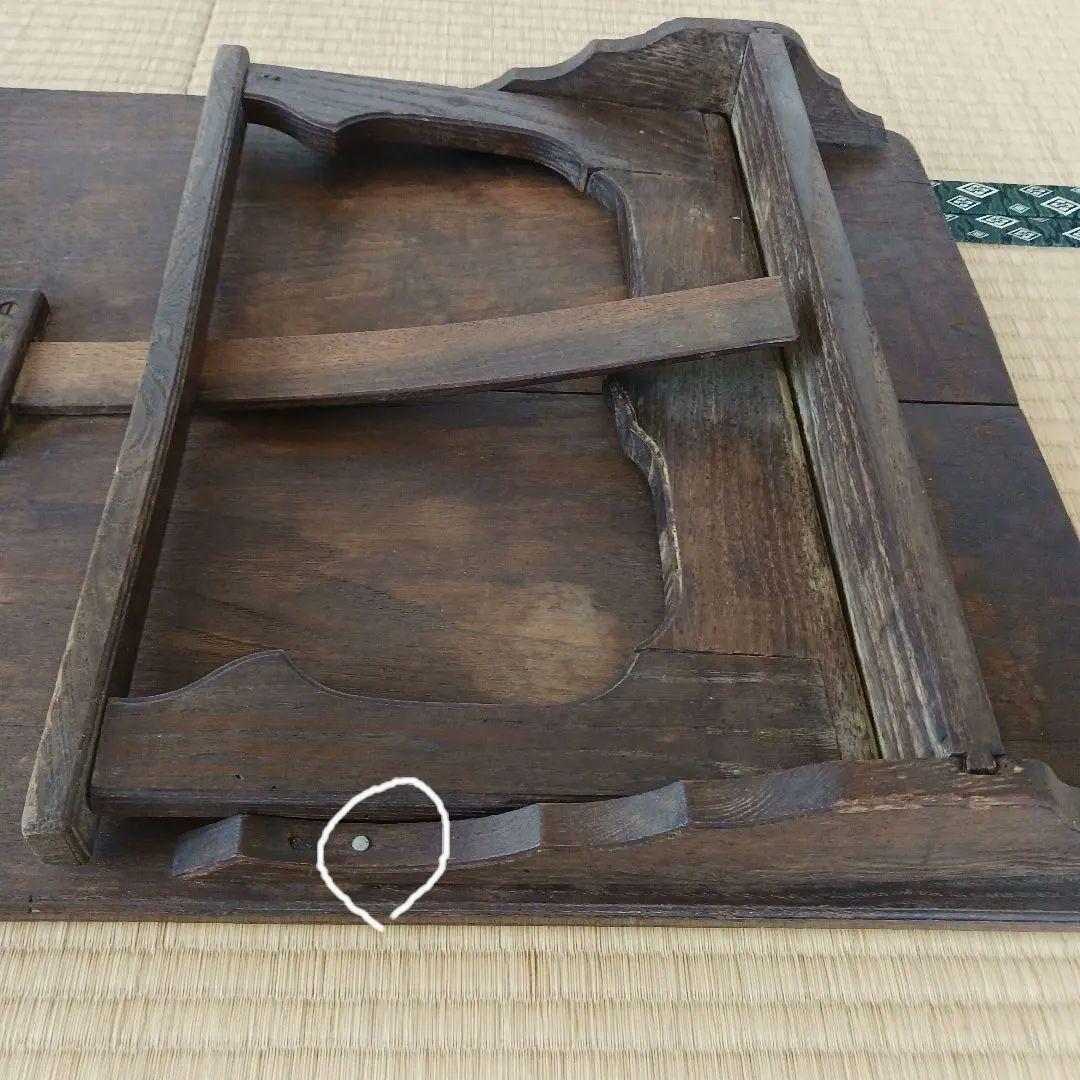 (希少古家具) アンティーク文机　明治~大正　寺子屋机(天神机)