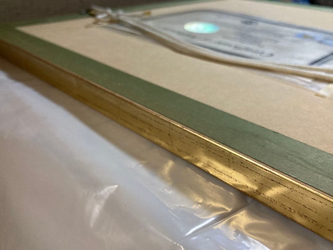 ジョージ・ベスト社 額縁入り サッカー デビット・ベッカム 2002年W杯