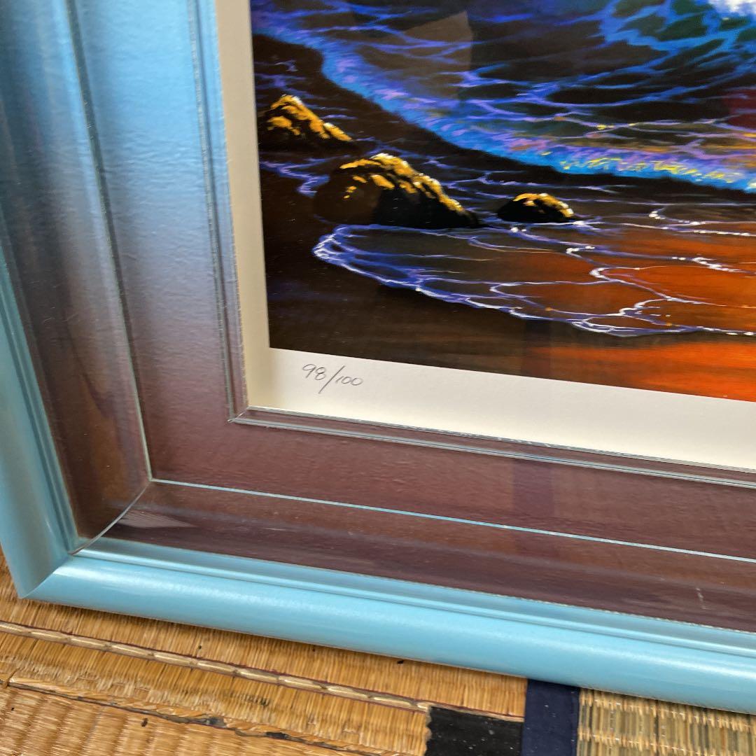 キモ　ハワイアンゴールド　リトグラフ