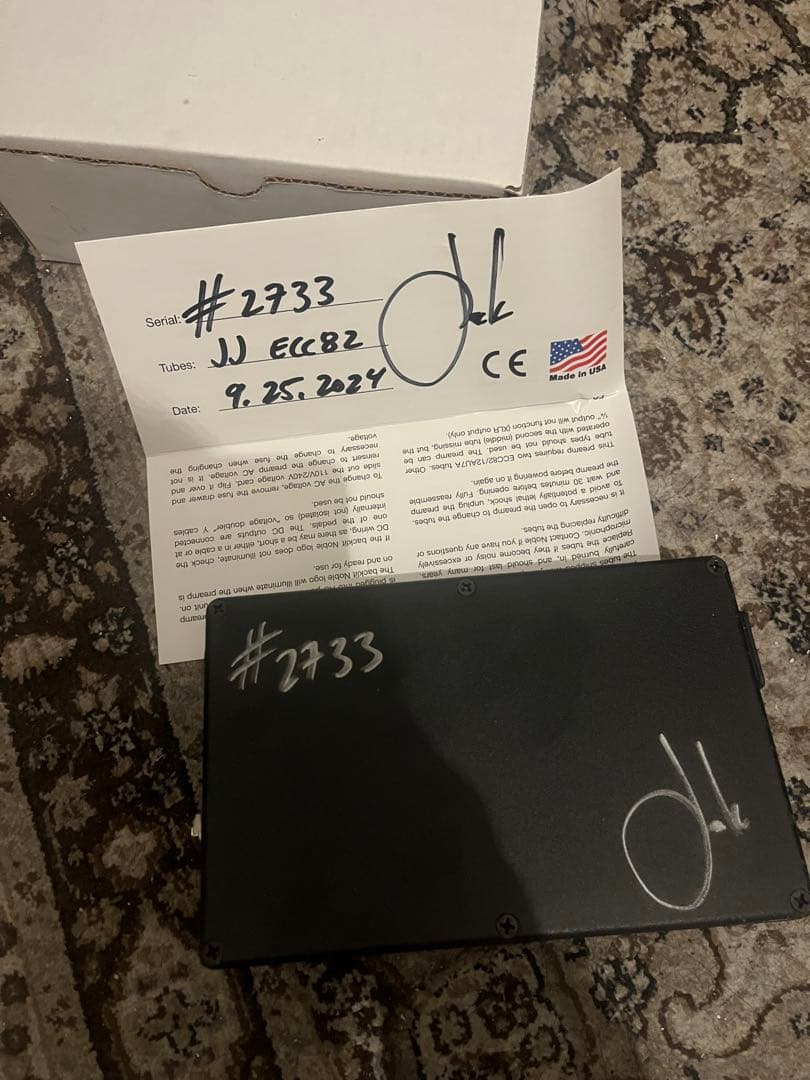 noble preamp おまけ付き