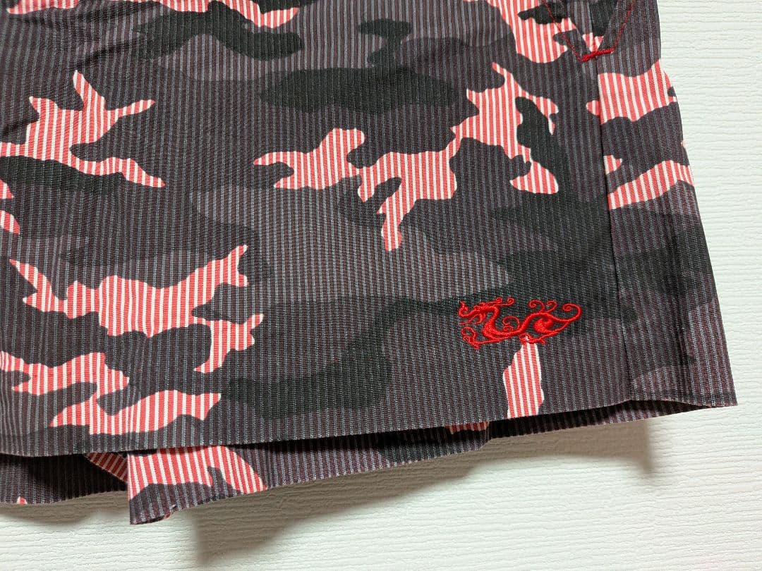 ダンスウィズドラゴン サイズ4 迷彩 半袖上下セット スカパン 大きめLL