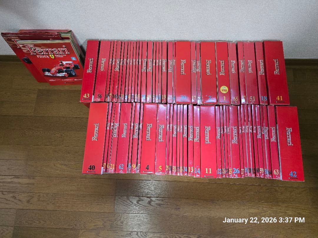 Ferrari F2004 エンジンラジコンカー 67巻セット バラ売り不可