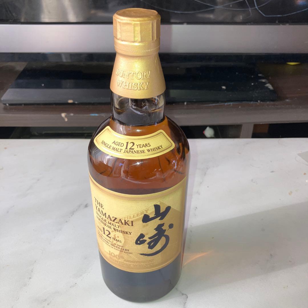 山崎 12年 シングルモルトウイスキー100周年記念ラベル700ml