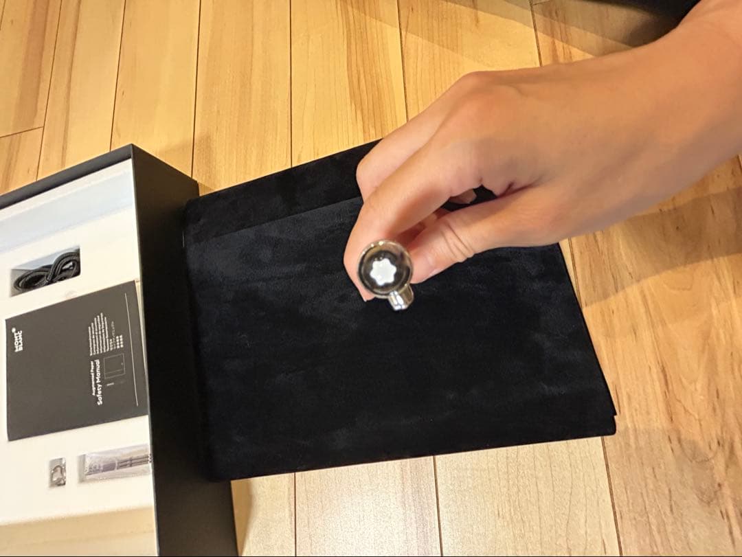 未使用品★モンブラン オーグメントペーパー ライトブルー　ボールペン　ノート付