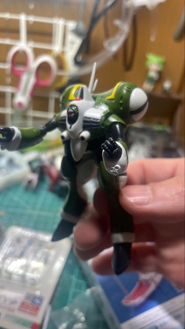 進行中　うえも様　バルキリー水上戦闘　ジオラマ