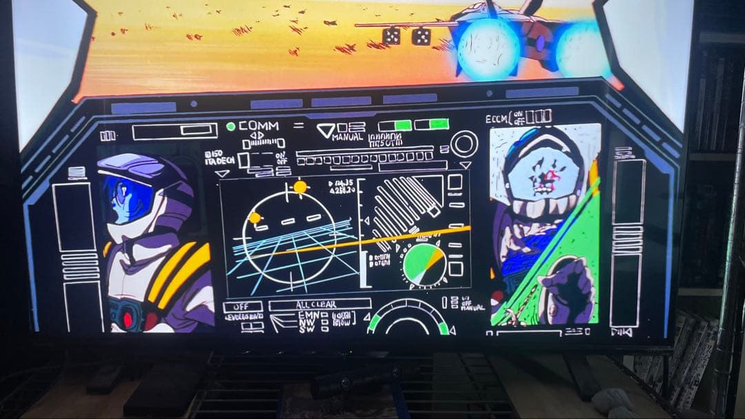 進行中　うえも様　バルキリー水上戦闘　ジオラマ