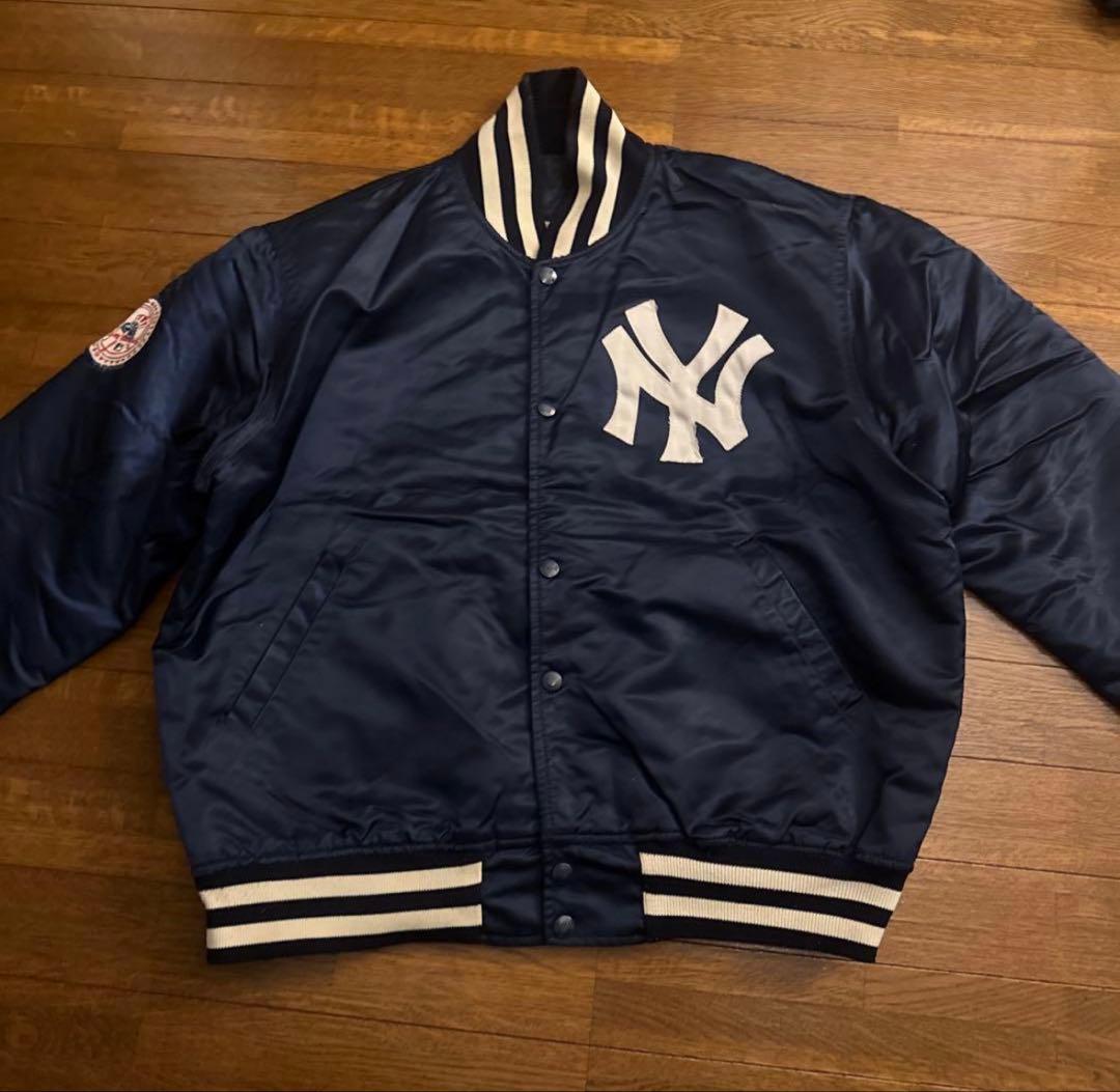 90年代ニューヨーク・ヤンキース スタジアムジャケット ネイビー