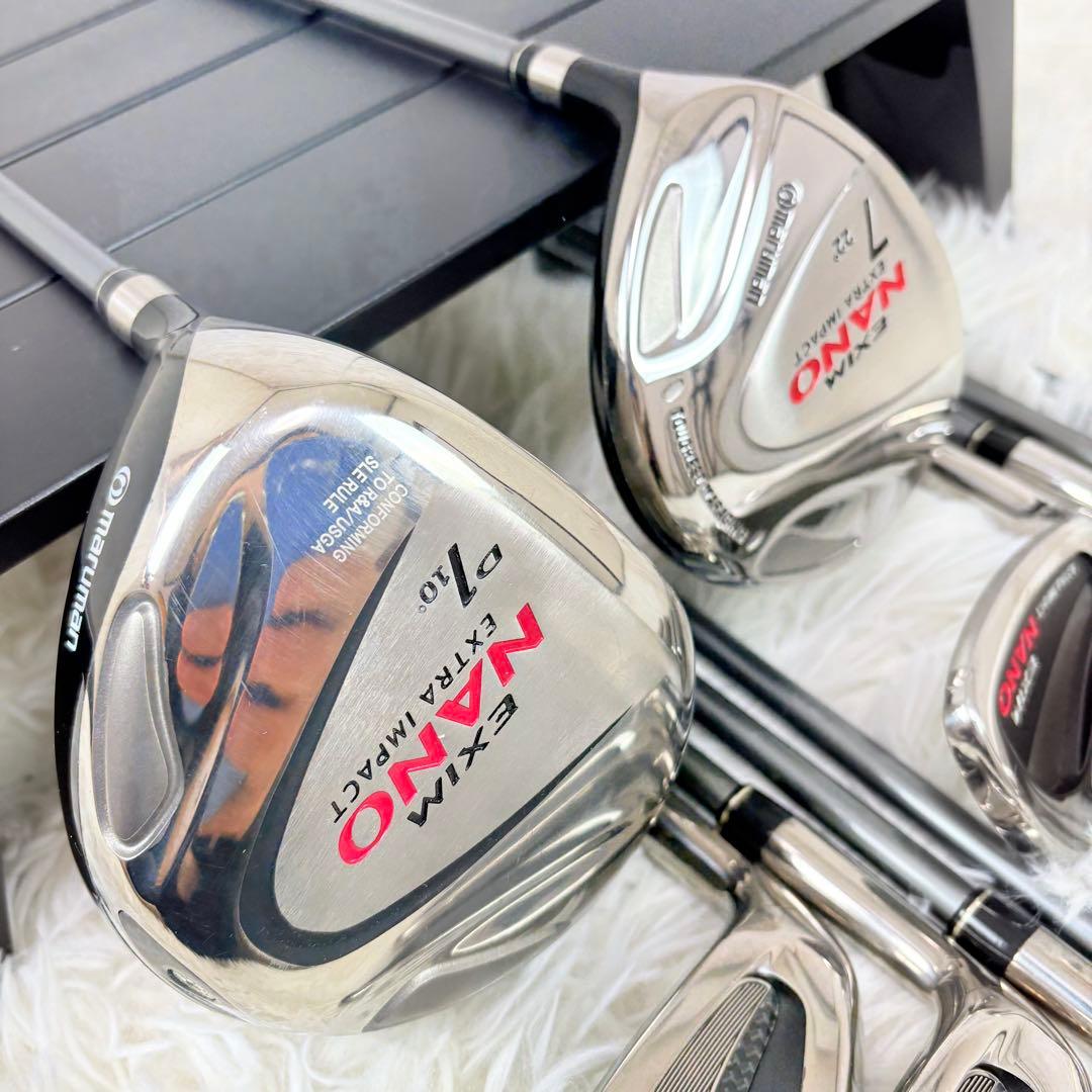 美品 maruman E-XIM NANO メンズクラブセット レフティ 10本