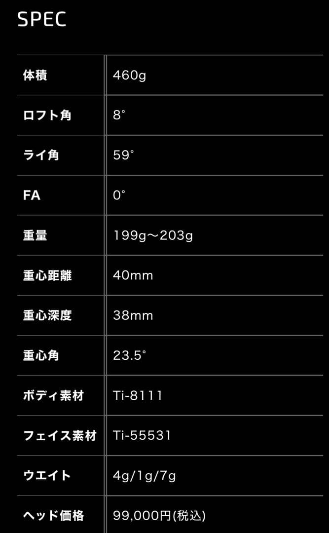 Waoww MONSTER 8°ヘッド単体