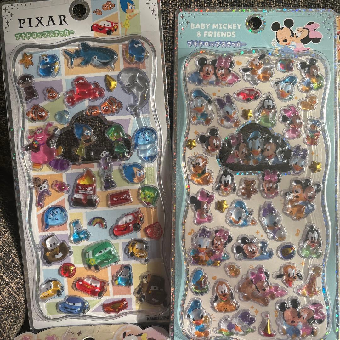 プチドロップステッカー　ディズニー他ボンボンドロップ