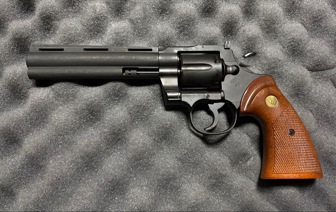 タナカ コルトパイソン 357マグナム 6インチ Rモデル HW