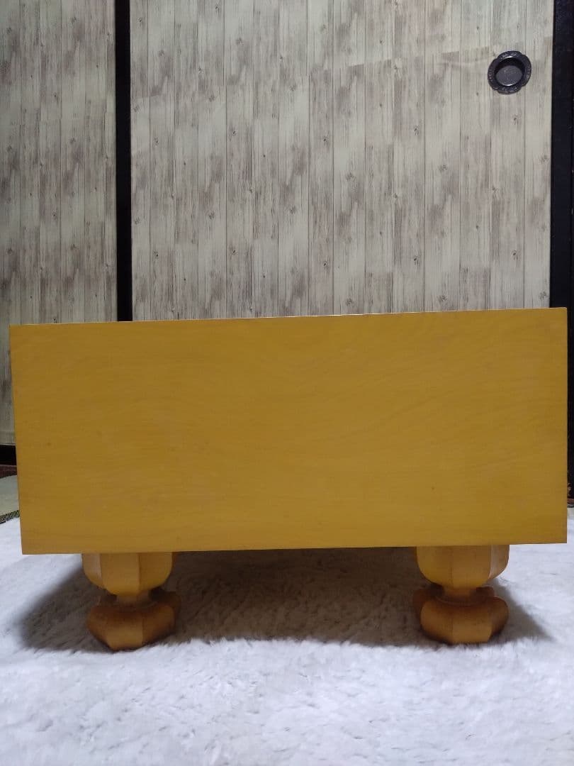 【囲碁】本蛤白石、那智黒石38号　美品：国産本榧6.4寸　板目