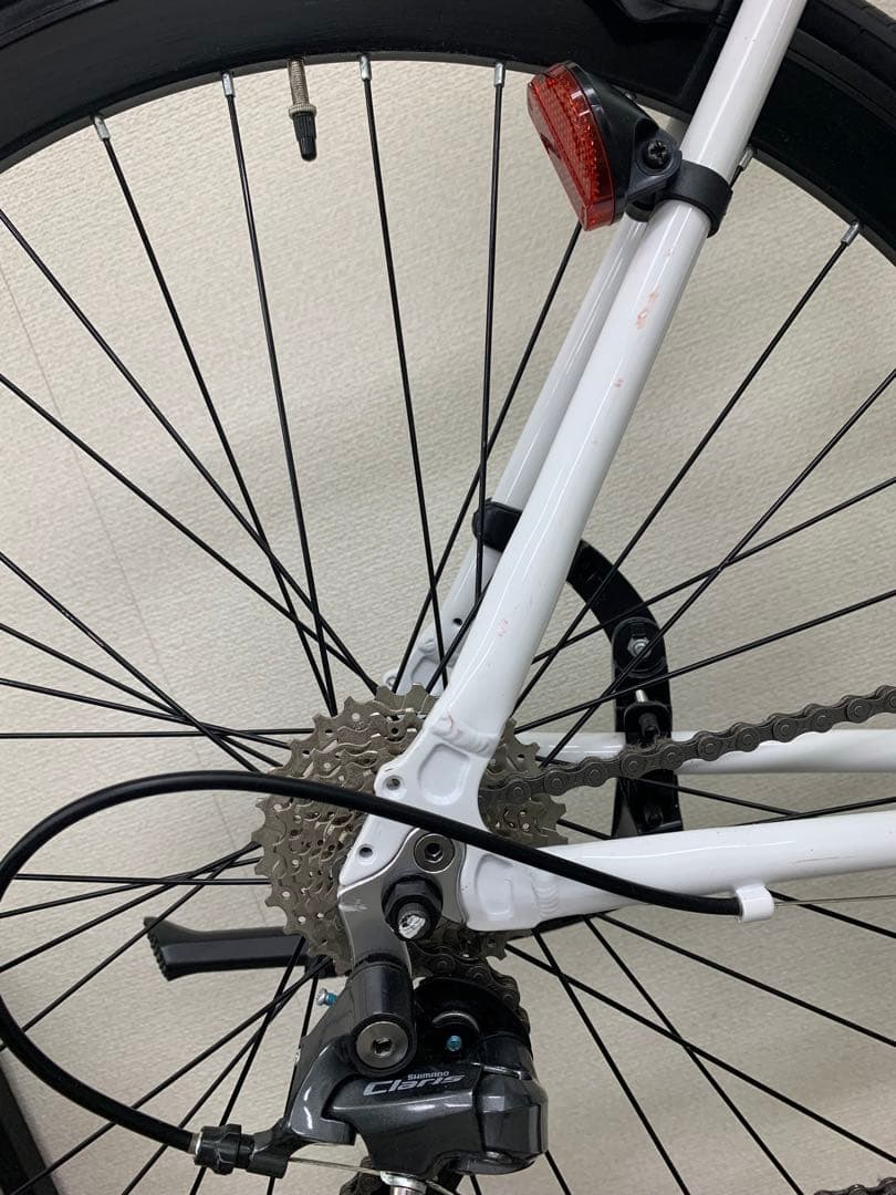 美品ロードバイク Shimano Claris搭載 未使用 室内保管 スタンド付