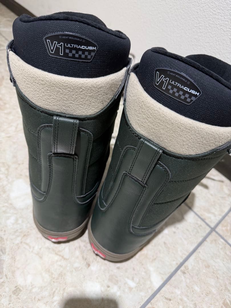 【未使用】VANS スノーボードブーツ ダークグリーン 28.0㎝