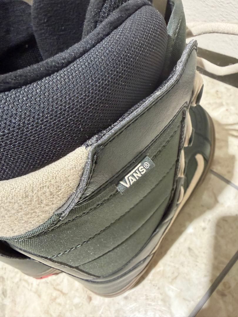 【未使用】VANS スノーボードブーツ ダークグリーン 28.0㎝