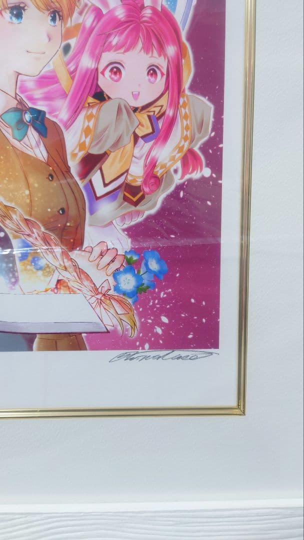 ふしぎ遊戯 原画展 渡瀬悠宇 直筆サイン入り 版画