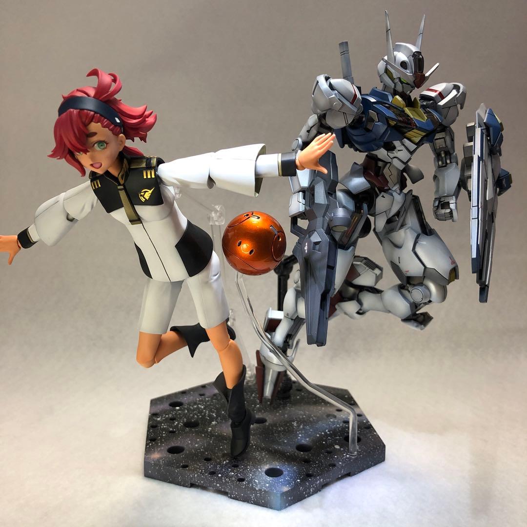 hg  ガンダムエアリアル　他　塗装完成品　水星の魔女