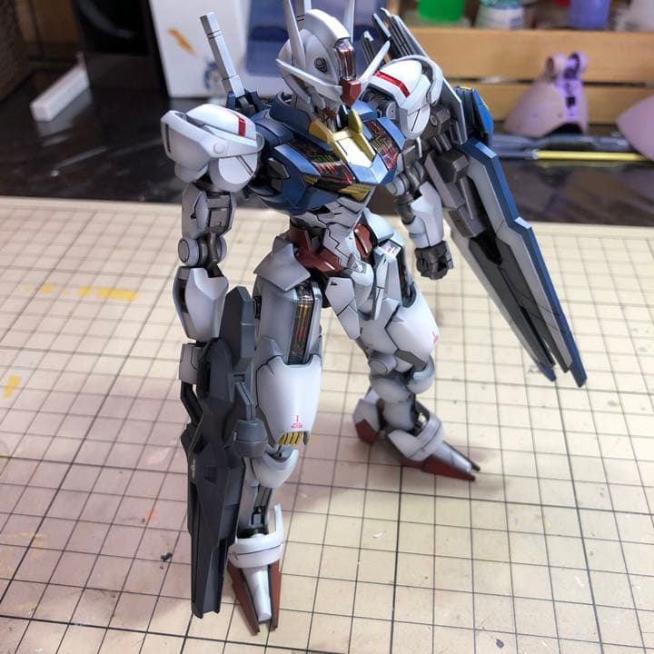 hg  ガンダムエアリアル　他　塗装完成品　水星の魔女