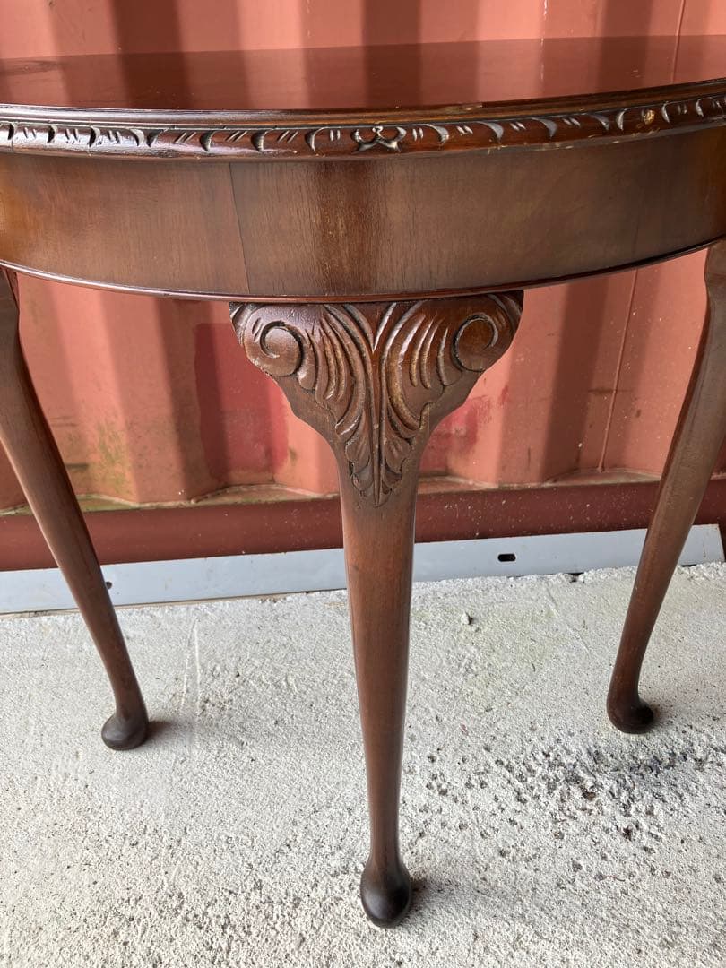 ヴィンテージ　英国製　マホガニー材　コンソール