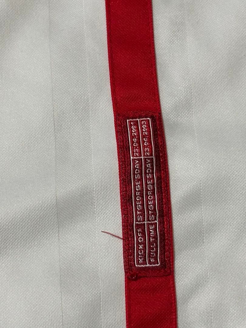 2002年　日韓W杯イングランド代表ユニフォーム長袖