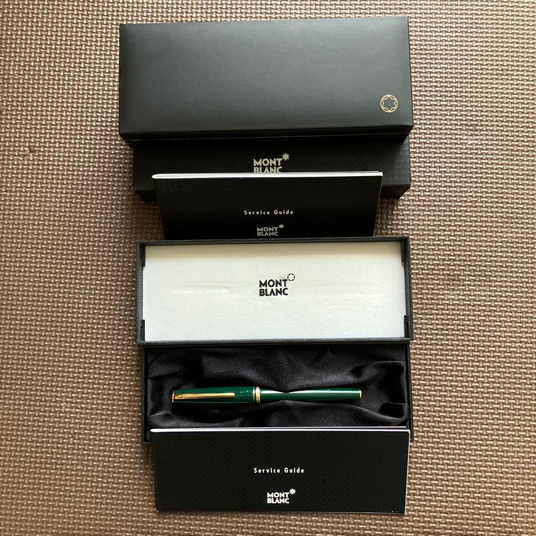 モンブラン　ジェネレーションボールペン　緑色　 　ケース付