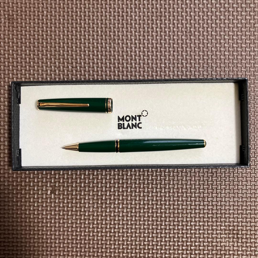 モンブラン　ジェネレーションボールペン　緑色　 　ケース付