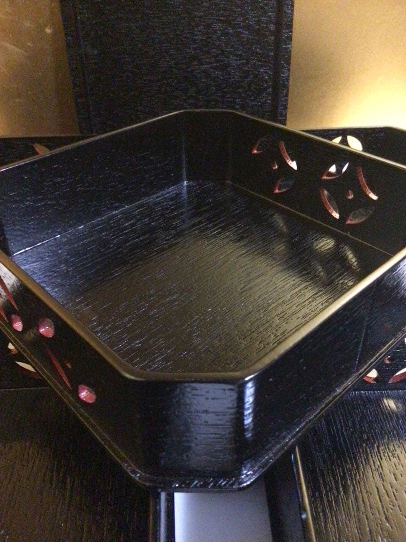 茶道具 七宝透かし 縁高 紙箱付き