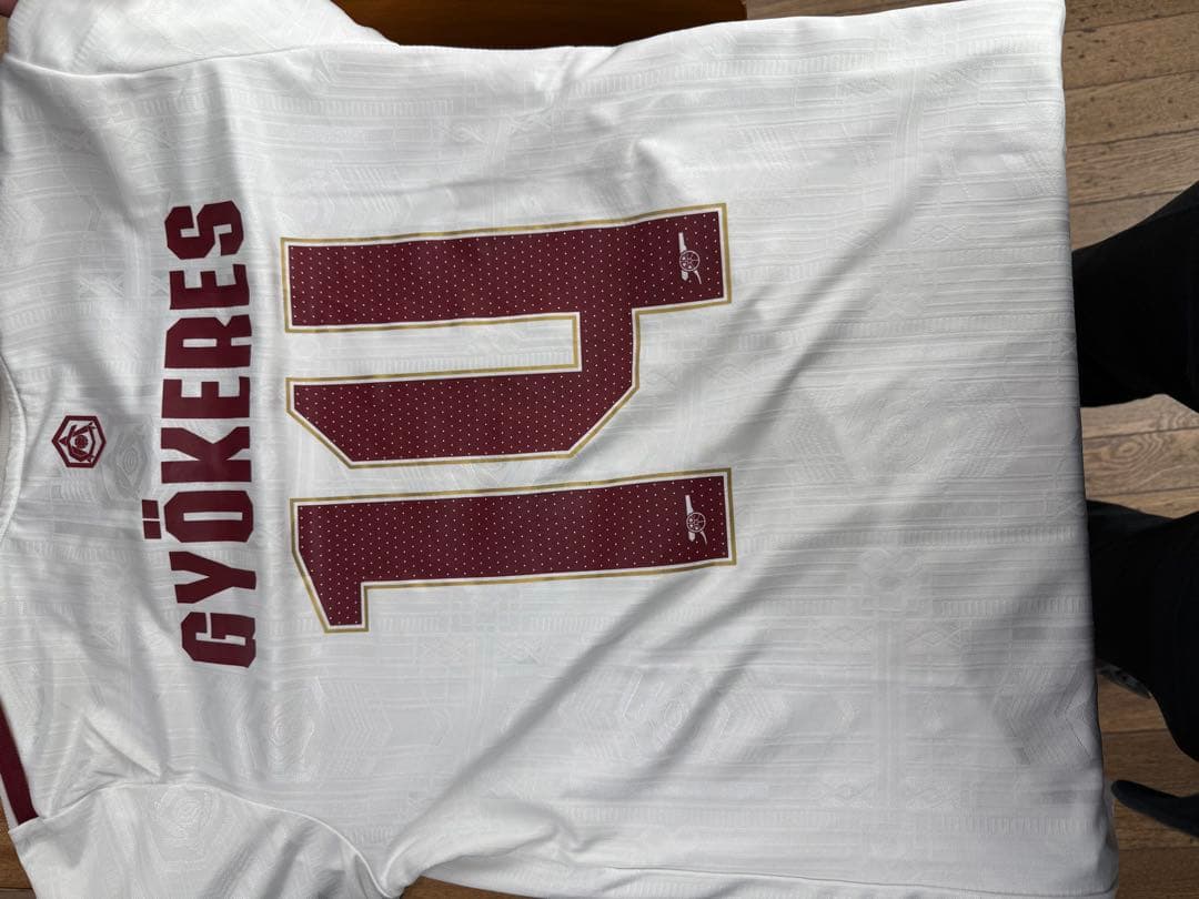 adidas アーセナル ギョケレシュ 14番シャツ Lサイズ　Cl用