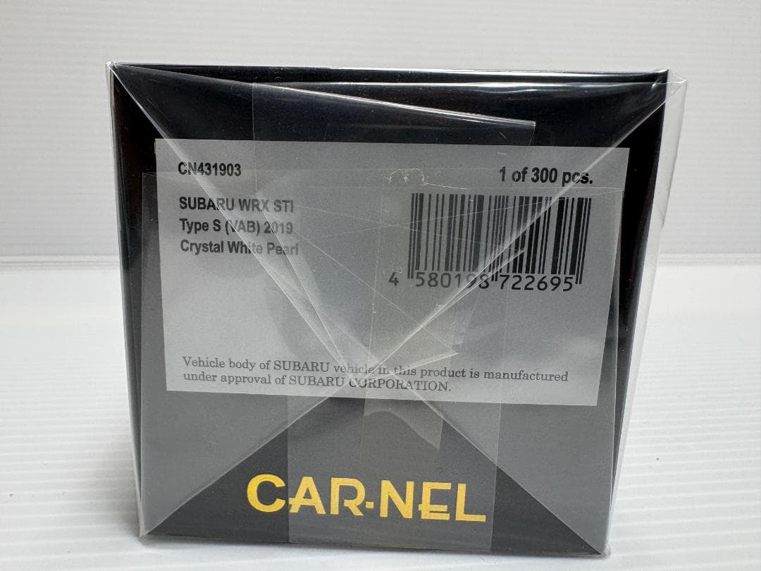 CARNEL 1/43 スバル WRX STI Type S White