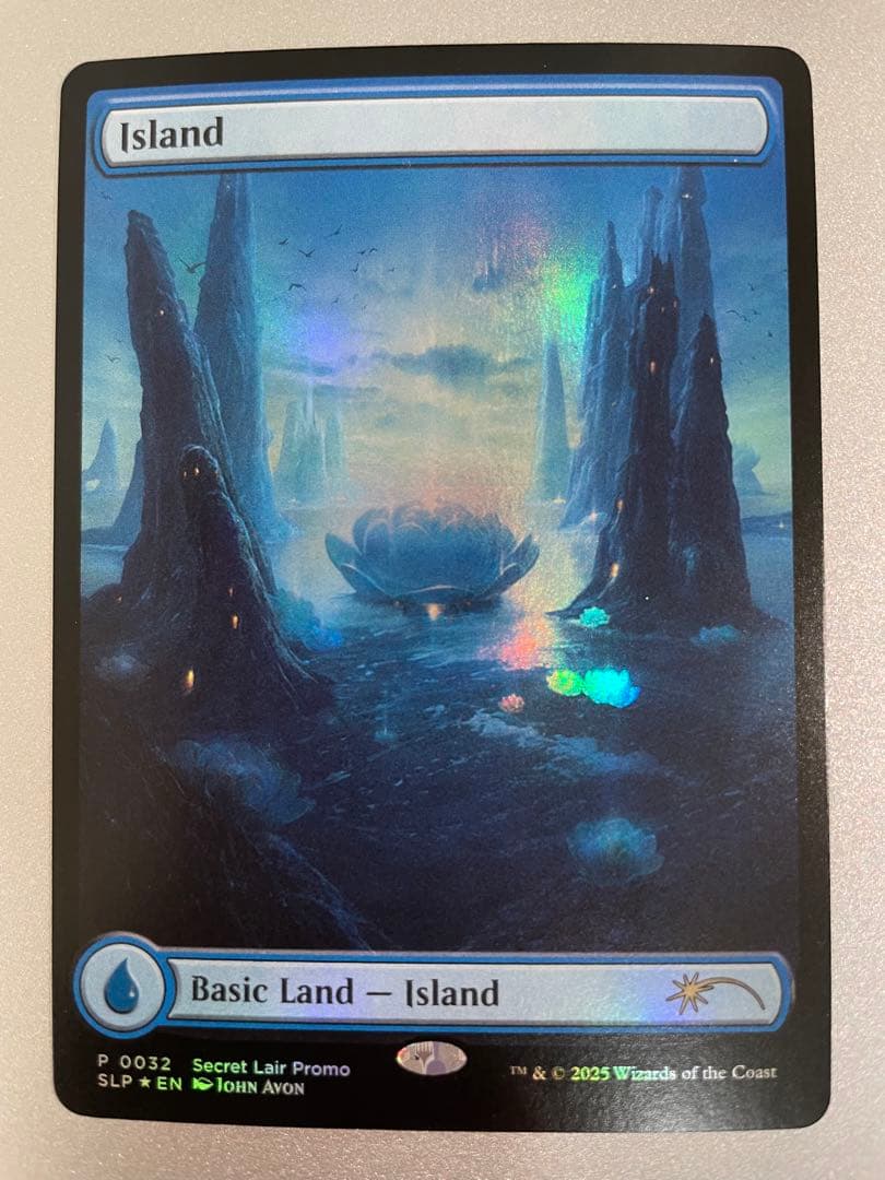 MtG 島 マジックコン 基本土地foil ①