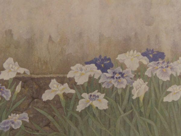 西野新川、【津和野路】、希少な額装用画集より、状態良好、新品額装付