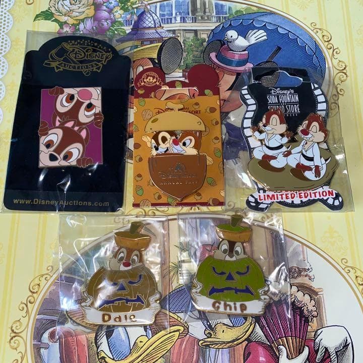 【激レア！】チップ デール ピンバッジ セット ディズニー お得なまとめ売り！