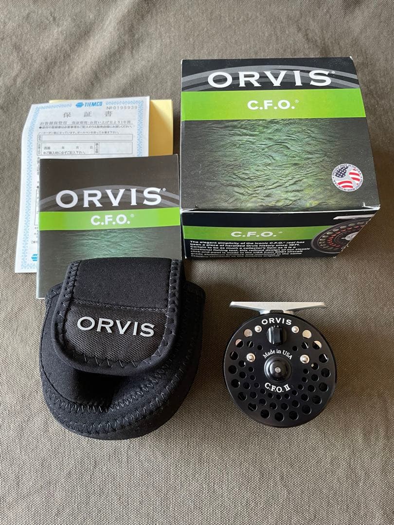 ORVIS C.F.O. II フライリール 未使用ライン付
