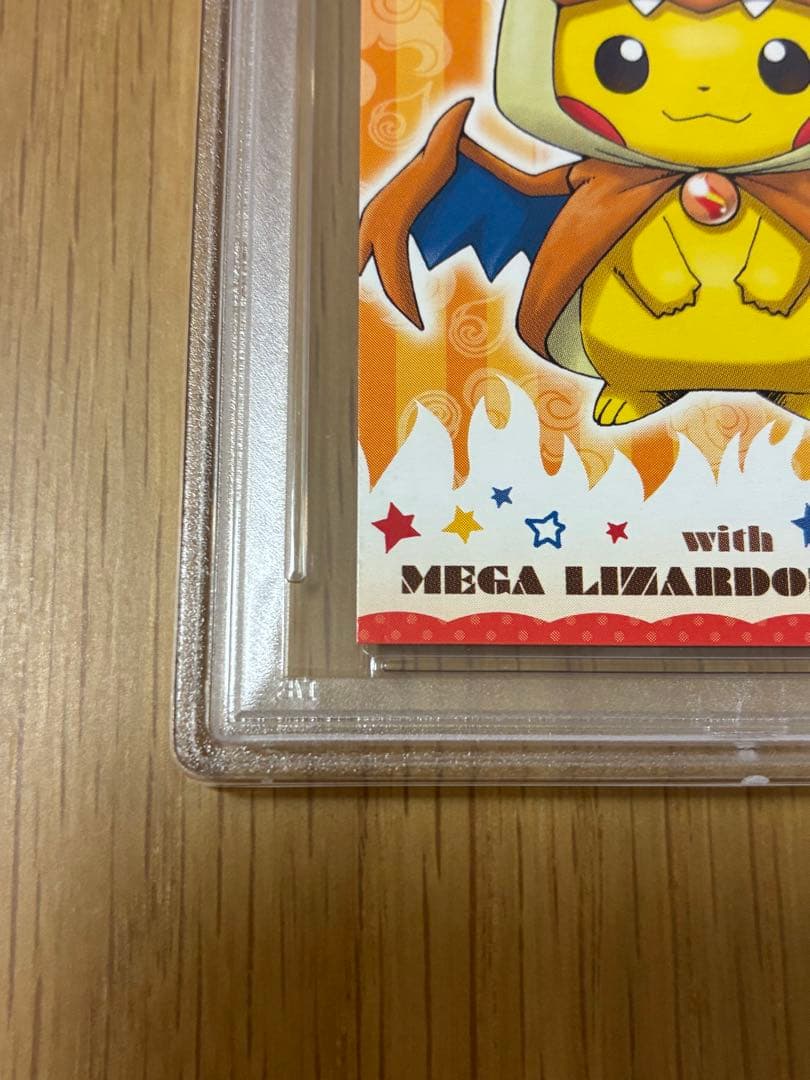 PSA10☆ポンチョを着たピカチュウ★名刺カード メガリザードン ポンチョ