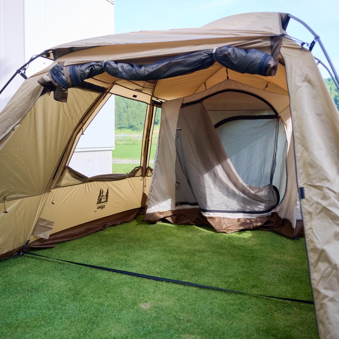 使用2回:美品Ogawa Facil ファシル テント PVCマルチシートセット