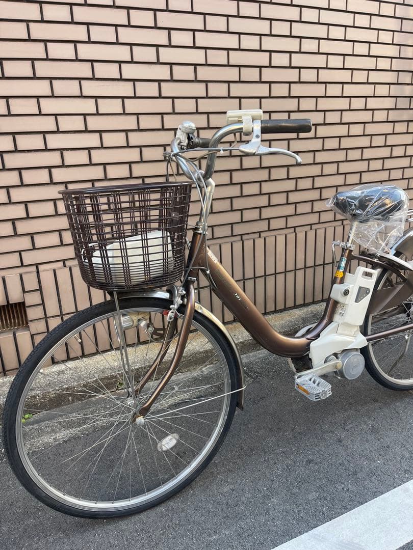 26インチパナソニック電動アシスト自転車6.6ah長押し3点灯